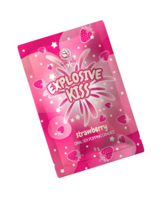 Bonbons pétillants à la fraise spécial sexe oral 